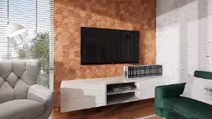 Obrazek Panel Dekoracyjny Hexagon Mahoń 