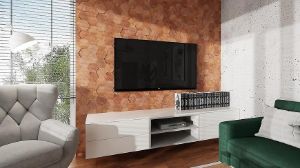 Obrazek Panel dekoracyjny Hexagon mahoń 18 cm 