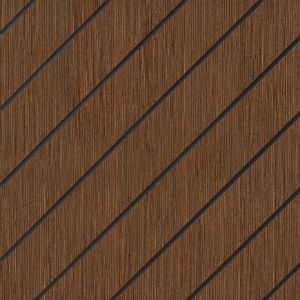 Obrazek Panel frezowany Quadro Diagonal wenge 40x40 cm MDF