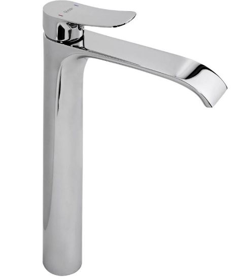 Obrazek Bateria umywalkowa wysoka Rea Dart chrom 