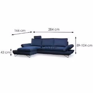 Obrazek Narożnik z funkcją spania Loft Kronos 9 lewostronny