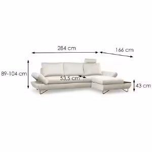 Obrazek Narożnik z funkcją spania Loft Kronos 1 lewostronny