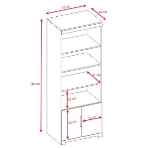 Obrazek Regał Tomi Biały