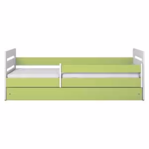 Obrazek Łóżko dziecięce z szufladą Tomi zielony 80x140