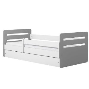 Obrazek Łóżko dziecięce z szufladą Tomi mix szary 80x160