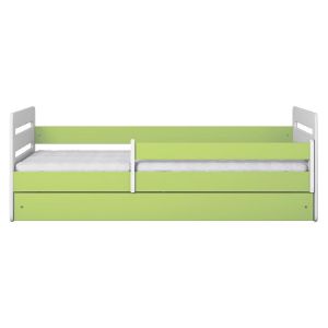 Obrazek Łóżko dziecięce z szufladą Tomi zielony 80x180