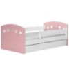 Obrazek Łóżko Dziecięce Julia Mix pudrowy róż 80x160 