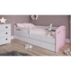 Obrazek Łóżko Dziecięce Julia mix pudrowy róż 80x180 