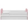 Obrazek Łóżko Dziecięce Julia mix pudrowy róż 80x180 