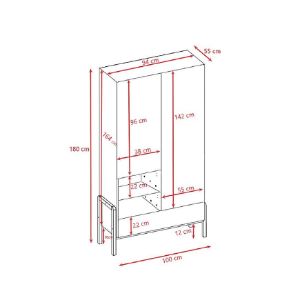 Obrazek Szafa Victor Biały