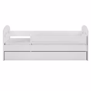 Obrazek Łóżko Dziecięce Julia z materacem biały 80x160 