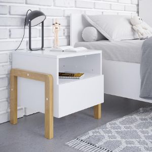 Obrazek Szafka Nocna Victor Biały