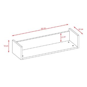 Obrazek Półka Victor biały