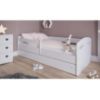 Obrazek Łóżko Dziecięce Julia z materacem biały 80x180 
