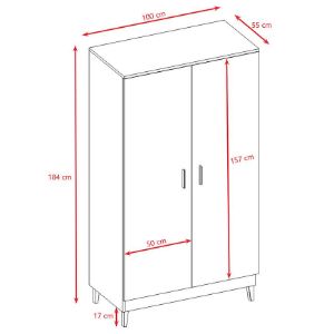 Obrazek Szafa Kubi Szary 