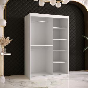 Obrazek  Szafa Platinum Pole 120 biały marmur/biały 