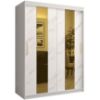 Obrazek Szafa Platinum Pole 150 biały marmur/biały 