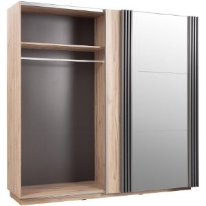 Obrazek Szafa Allmo AL15 dąb estana jasny/antracyt