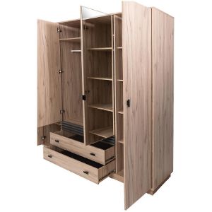 Obrazek Szafa Allmo AL16 dąb estana jasny/antracyt