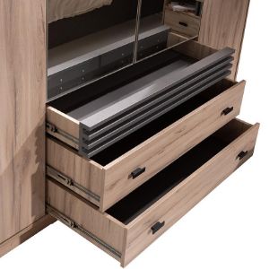 Obrazek Szafa Allmo AL16 dąb estana jasny/antracyt