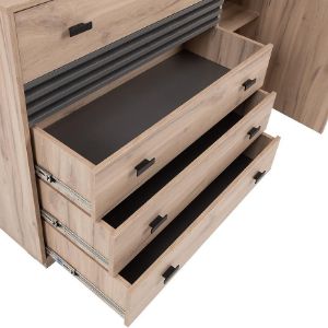 Obrazek Komoda Allmo AL17 dąb estana jasny/antracyt