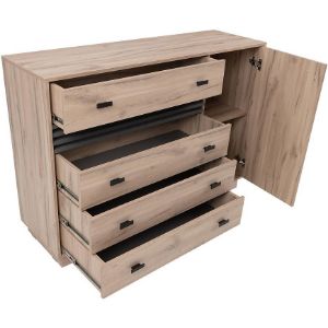 Obrazek Komoda Allmo AL17 dąb estana jasny/antracyt