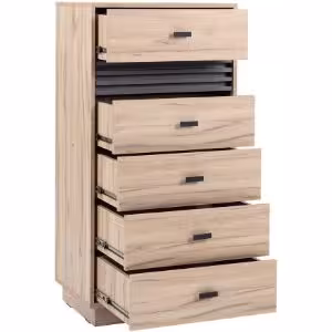 Obrazek Komoda Allmo AL18 dąb estana jasny/antracyt