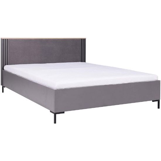 Obrazek Łóżko Allmo AL19 160 dąb estana jasny/antracyt