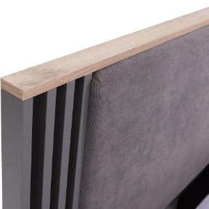 Obrazek Łóżko Allmo AL19 160 dąb estana jasny/antracyt