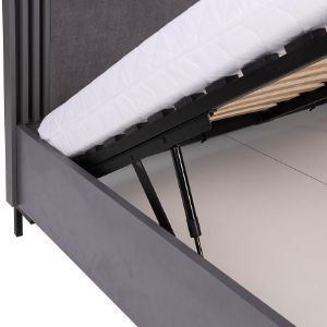 Obrazek Łóżko Allmo AL19 160 dąb estana jasny/antracyt