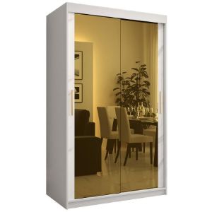 Obrazek Szafa Platinum T3 120 biały marmur/biały 