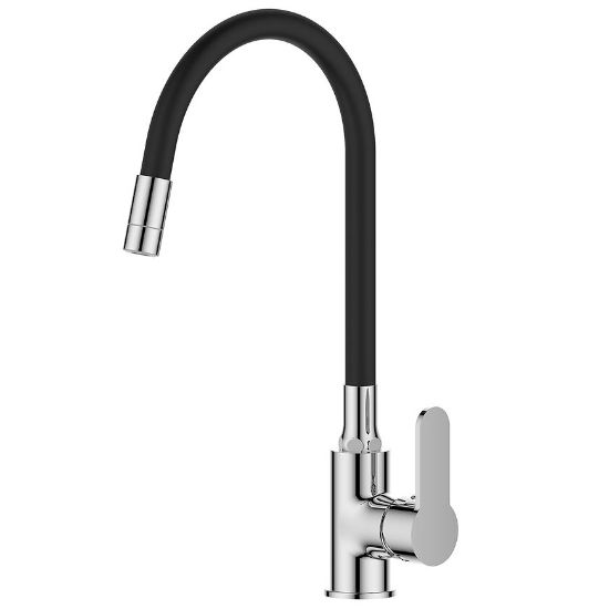 Obrazek Bateria zlewozmywakowa Ksanti czarny/chrom