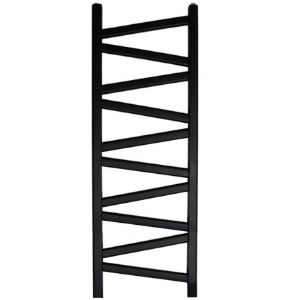Obrazek Grzejnik łazienkowy Mix Kalipso Mk 120/40 1200x440 mm czarny