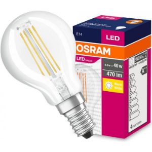 Obrazek Żarówka OSRAM LED Value ND FIL CL P40 E14 4W 40W 470LM 827