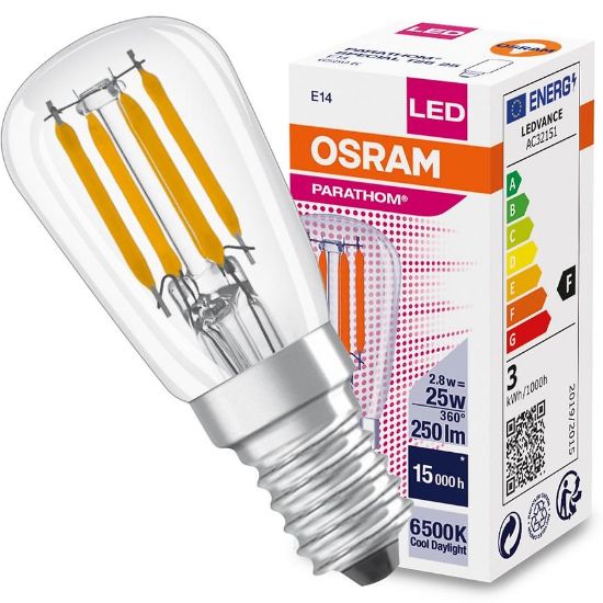 Obrazek Żarówka LED OSRAM ST25 E14 6500K