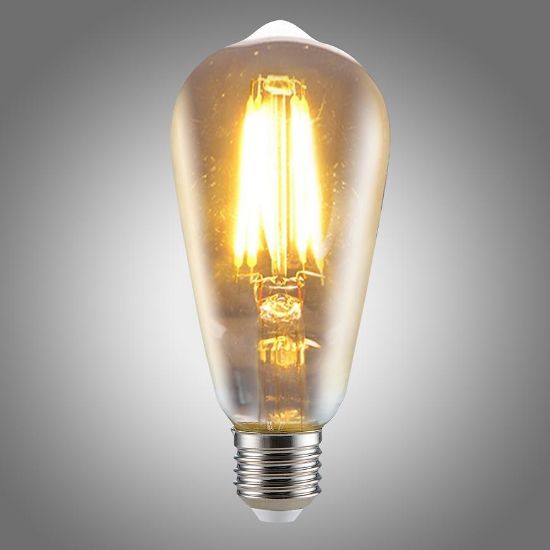 Obrazek Żarówka Filament XLED ST64 7W-WW