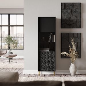 Obrazek Witryna Blacky 1 czarny/złoty