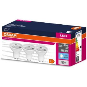 Obrazek Żarówka LED OSRAM GU10 6,9W 4000K 3PAK