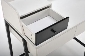 Obrazek Konsolka Katia biały/czarny