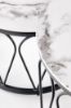 Obrazek Zestaw 2 ław Vibienne biały marmur