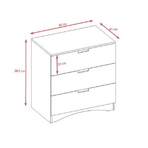 Obrazek Komoda Classic Biały