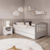 Obrazek Łóżko dziecięce Classic 1 z szufladą mix szary 80x140