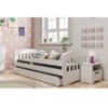 Obrazek Łóżko dziecięce Classic 1 z materacem i szufladą Biały 80x180