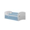 Obrazek Łóżko dziecięce Classic 2 z materacem i szufladą Niebieski 80x140
