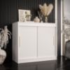 Obrazek Komoda Rawang Slim jodełka 100 biały/biały