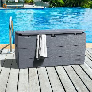 Obrazek Skrzynia ogrodowa DURABOX 270 L szara