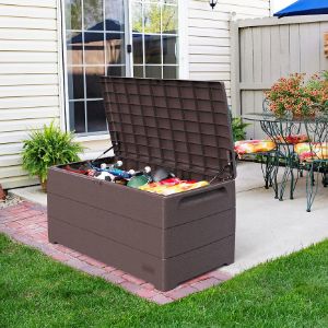 Obrazek Skrzynia ogrodowa DURABOX 416 L brązowa