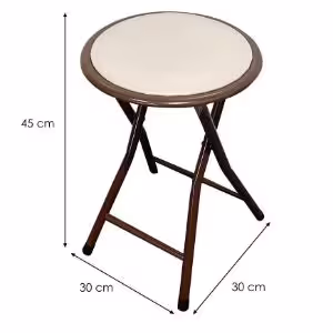 Obrazek Taboret składany Dr-9-702 Mateo 8265 Brąz/Beż