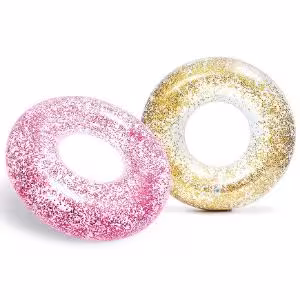 Obrazek Dmuchane koło lśniący brokat 9+ 107 cm 56274NP