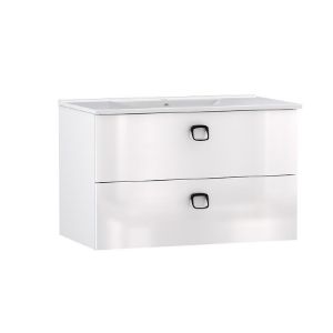 Obrazek Zestaw szafka z umywalką Teone 80 2S biały